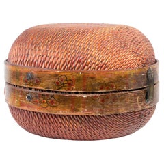 Caja decorativa vintage, principios del siglo XX