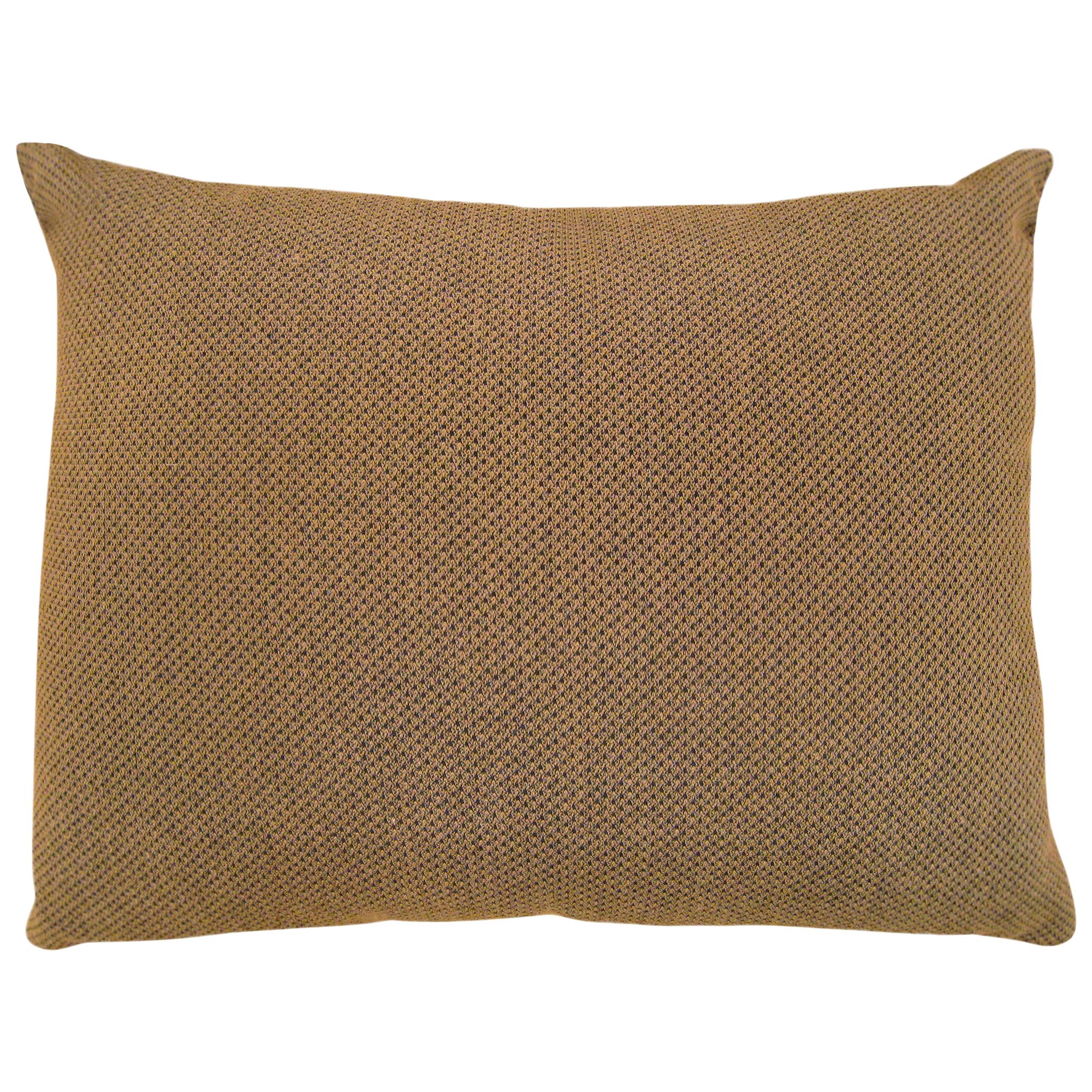 Cojín Decorativo Vintage de Tela Marrón, Doble Cara en venta