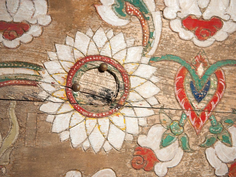 Vintage Decorative Cart Panel Naga Motif Mid 20th Vintage Decorative Cart Panel Naga Motif Mid 20th
