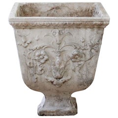 Vintage Decorative Cast Stone Garden Urn Planter