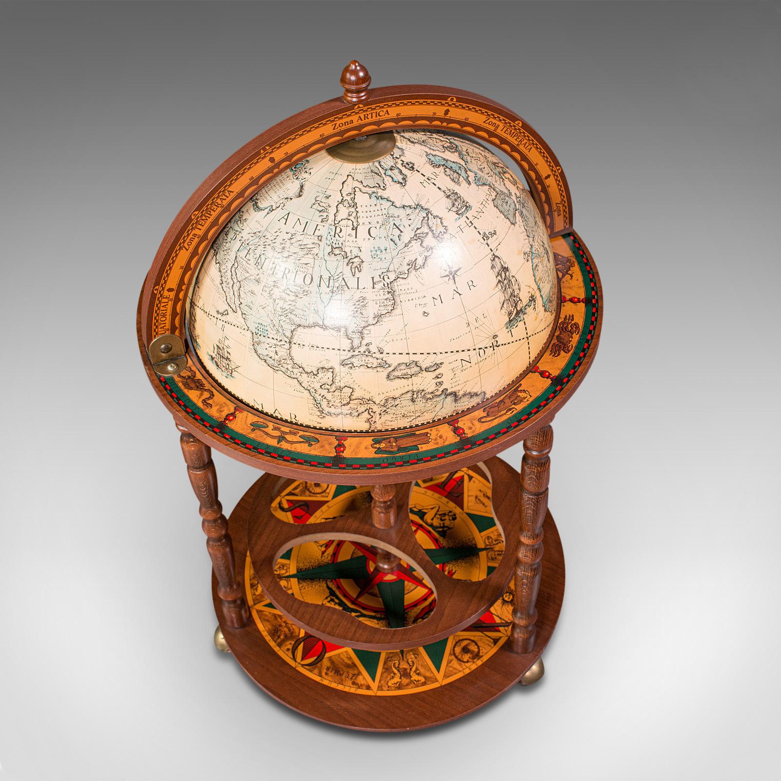 Vintage Decorative Cocktail Globe, Continental, Drinks Trolley, Cabinet, C.1970 2