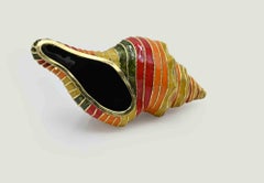 Vintage Decorative Conch Shell, Late 20th Century