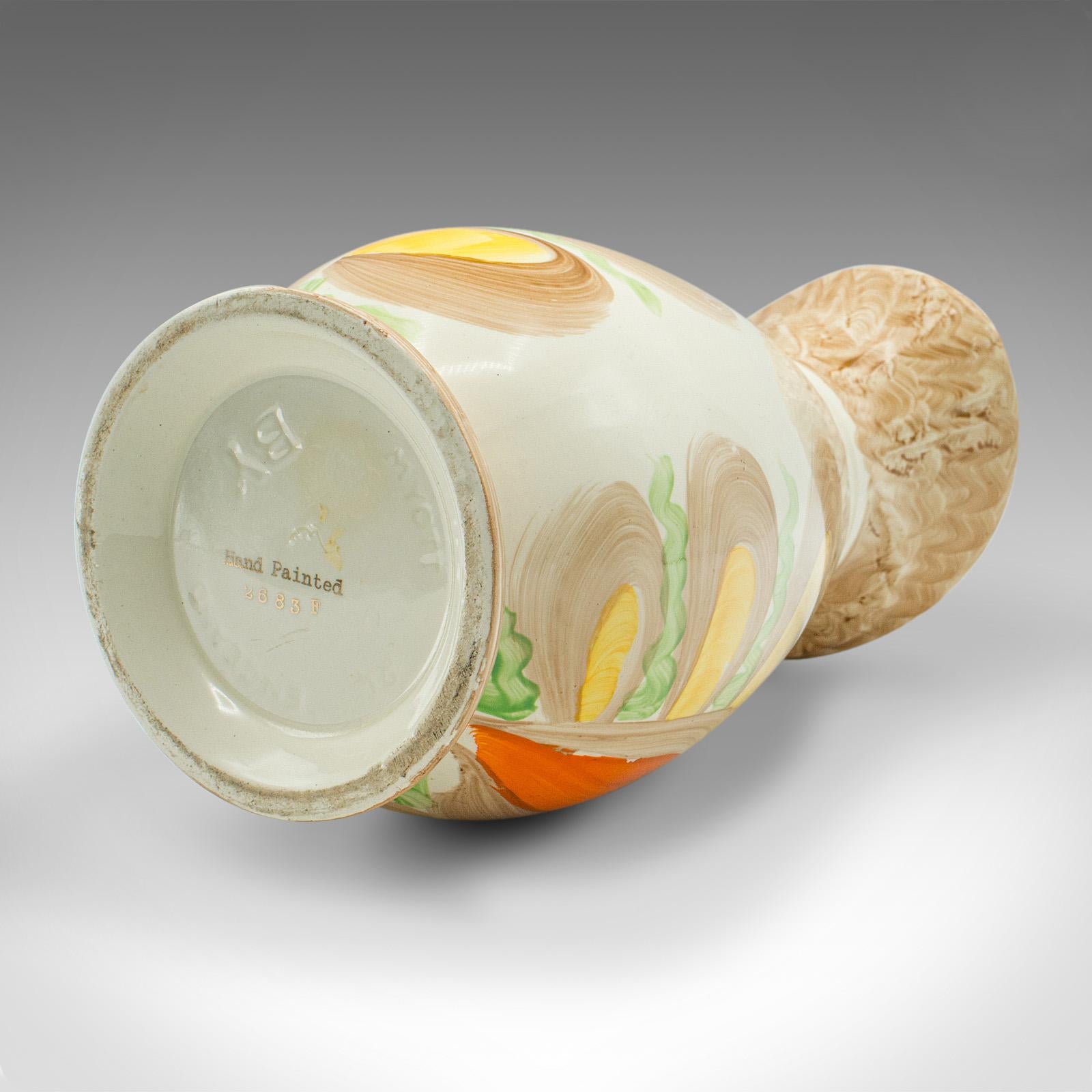 Vintage Decorative Creamer Jug, English, Ceramic, Milk Pourer, Art Deco, C.1930 For Sale 1
