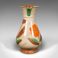 Vintage Decorative Custard Jug, English, Ceramic, Dessert Pourer, Art Deco, 1930