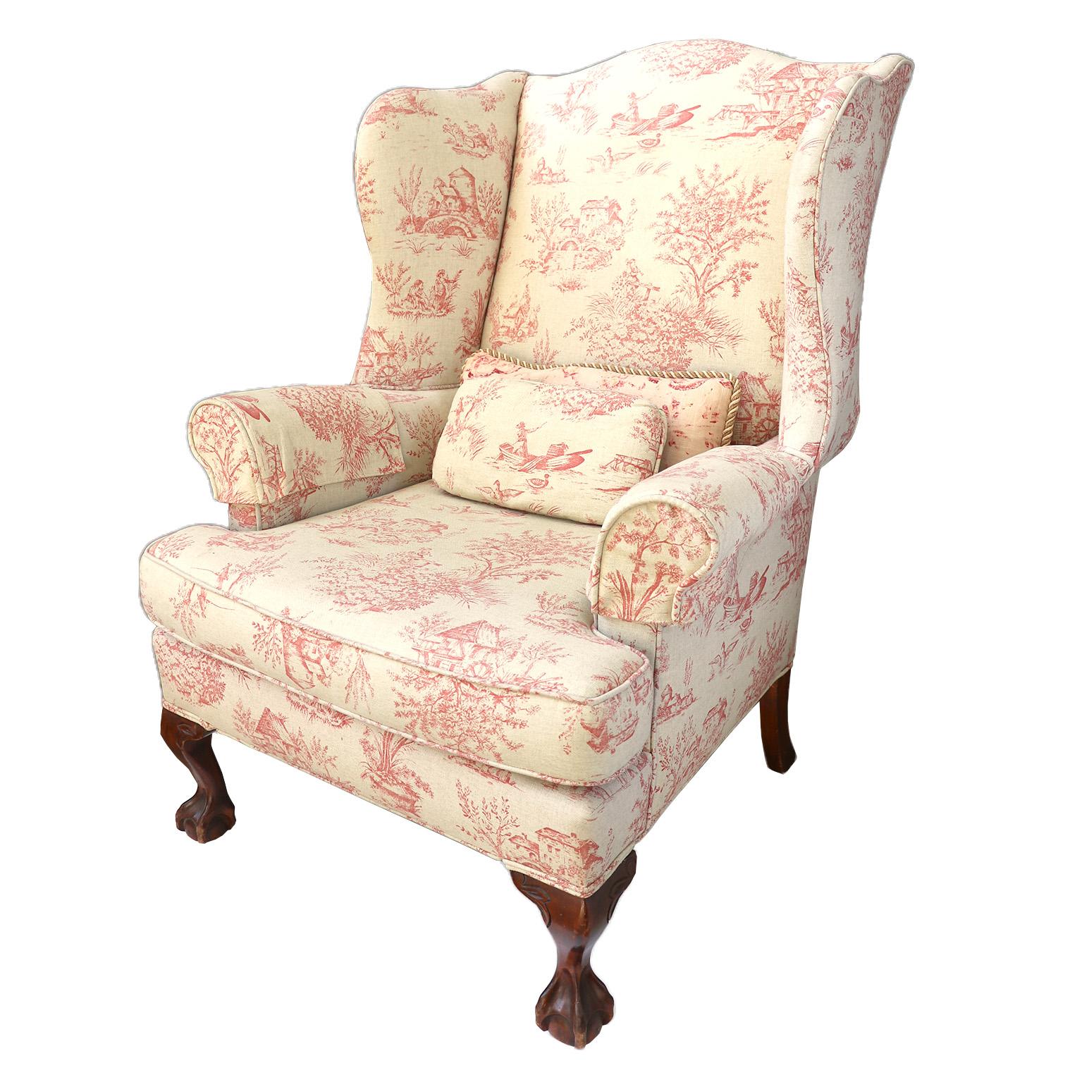 Vintage Decorative Fabric Chair In Good Condition For Sale In San Francisco, CA