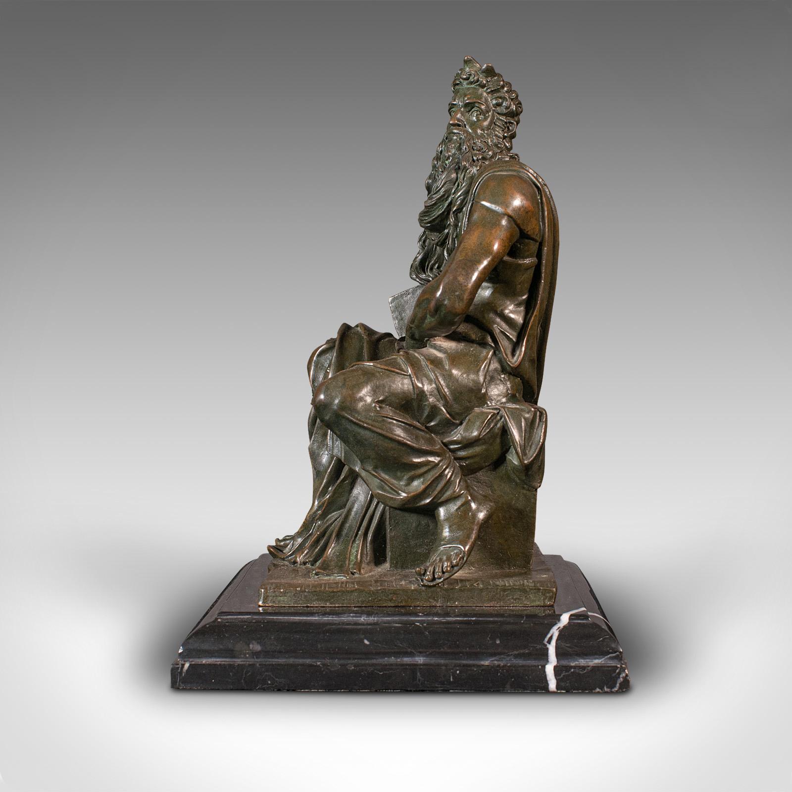 statue moise bronze