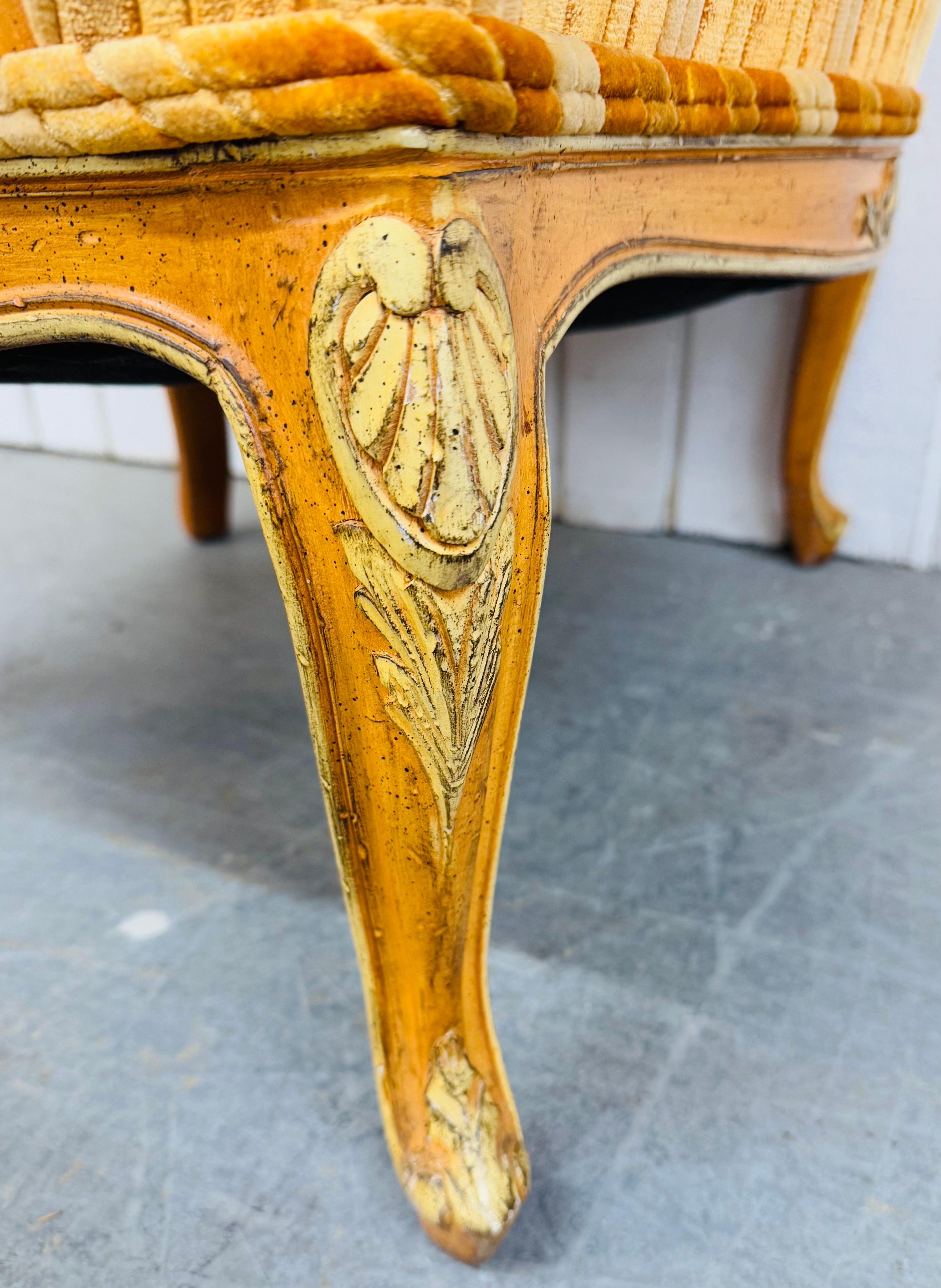 Dekorative Vintage-Sessel im französischen Stil im Vintage-Stil - 2er-Set im Angebot 2