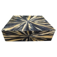 Vintage Decorative Geometric Bone Box