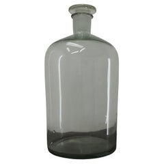 Vintage Decorative Glass Bottle 10 Litre, Vase, 1970s