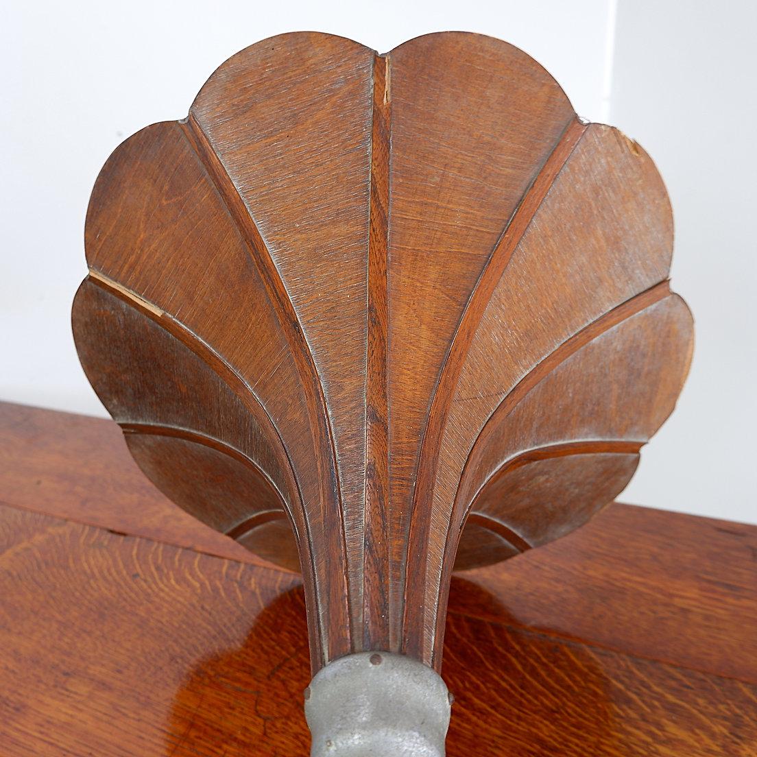 Horn decorativo per grammofono d'epoca in legno in vendita 4