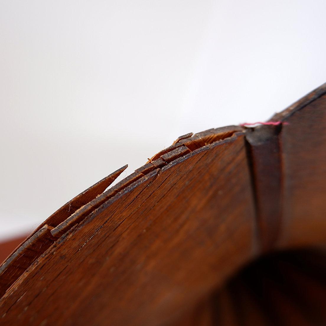 Horn decorativo per grammofono d'epoca in legno in vendita 11