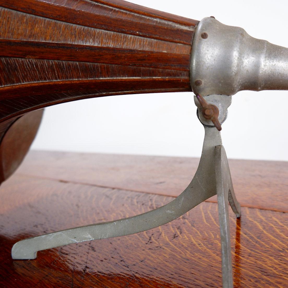 XX secolo Horn decorativo per grammofono d'epoca in legno in vendita