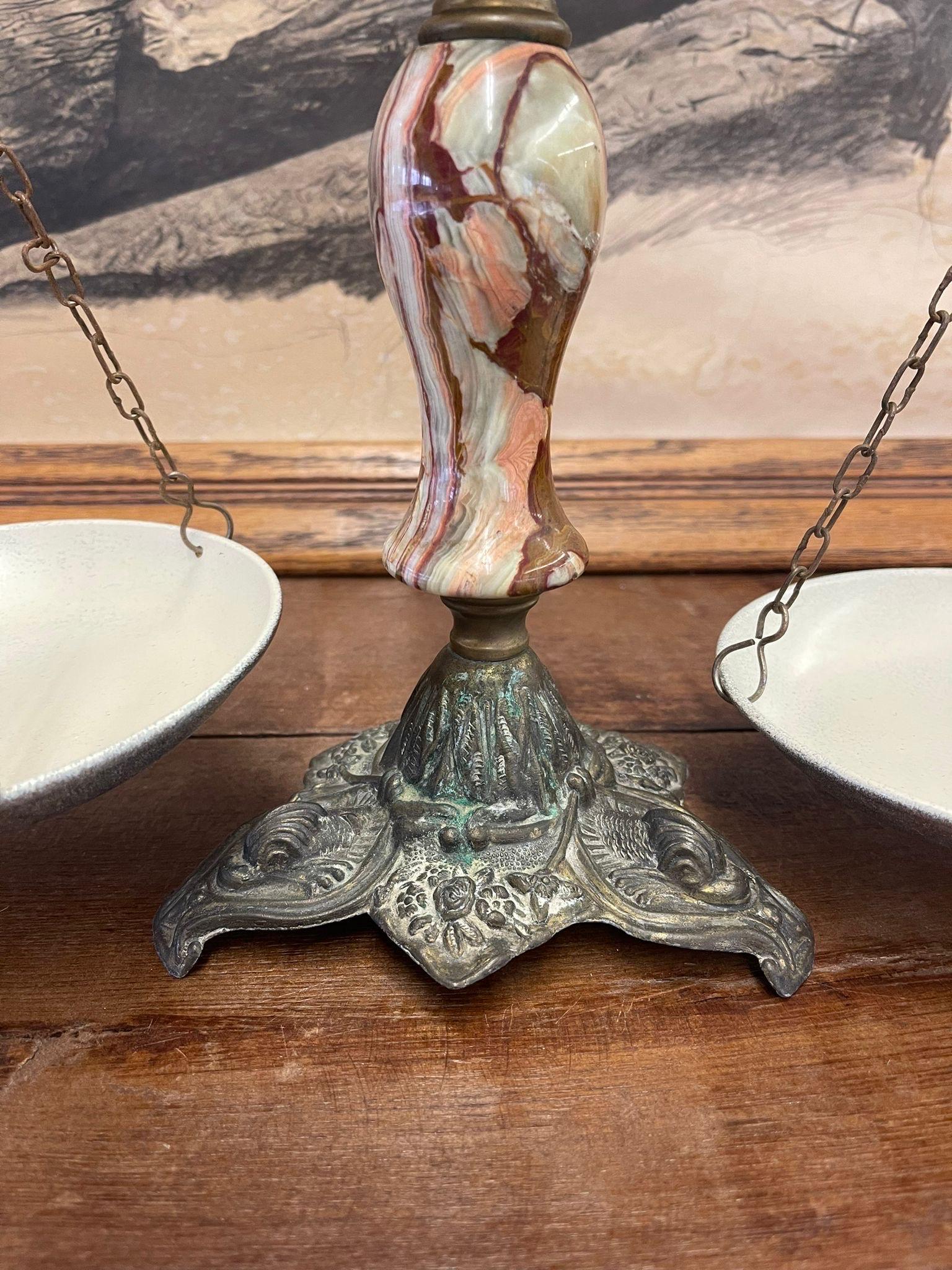 Late 20th Century Vintage Decorative Italian Apothecary Scale For Sale