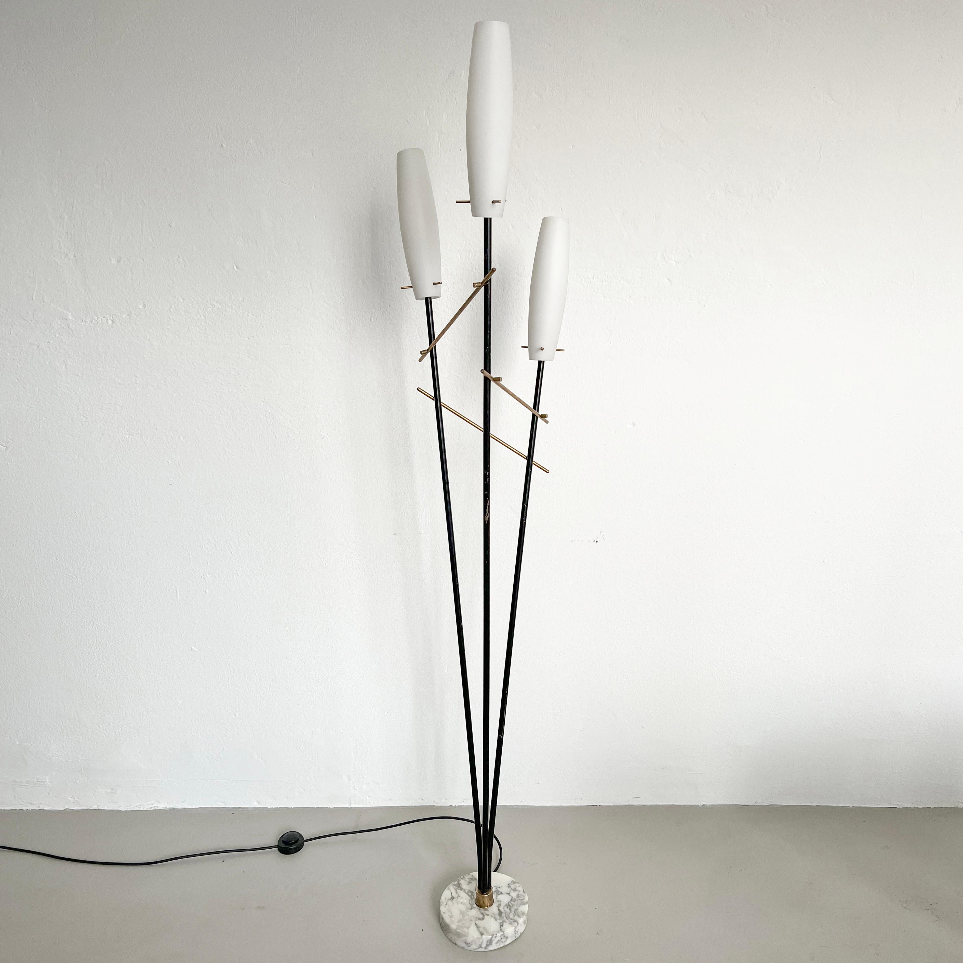 Mid-20th Century 1950's Italian Floor Lamp , Mid Century Modern Italian Style For Sale