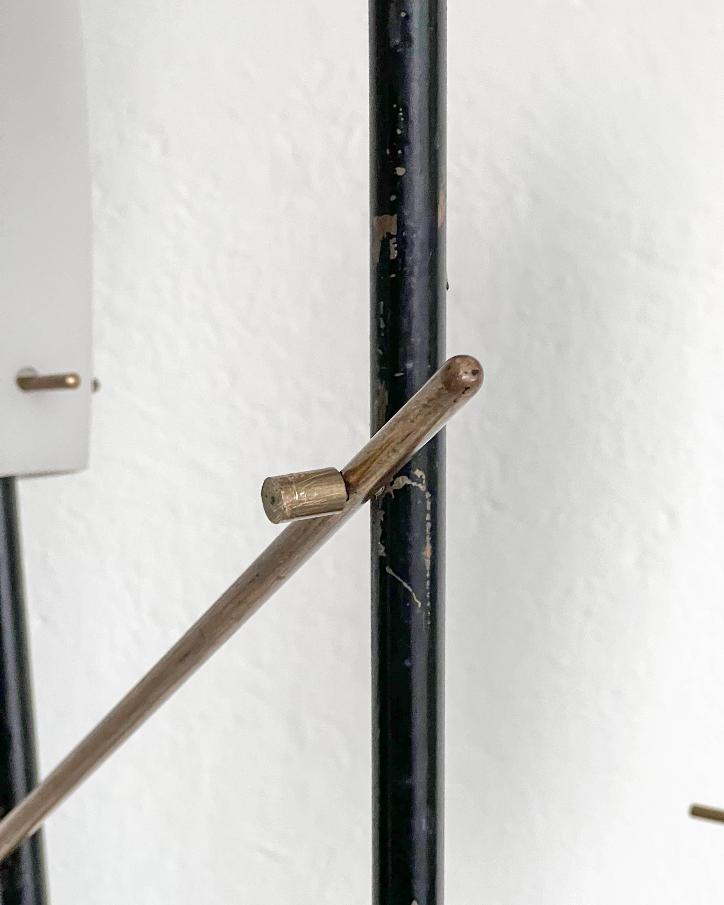 Brass 1950's Italian Floor Lamp , Mid Century Modern Italian Style For Sale