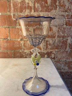 Vintage Decorative Italian Handcrafted Chalice, 1970s