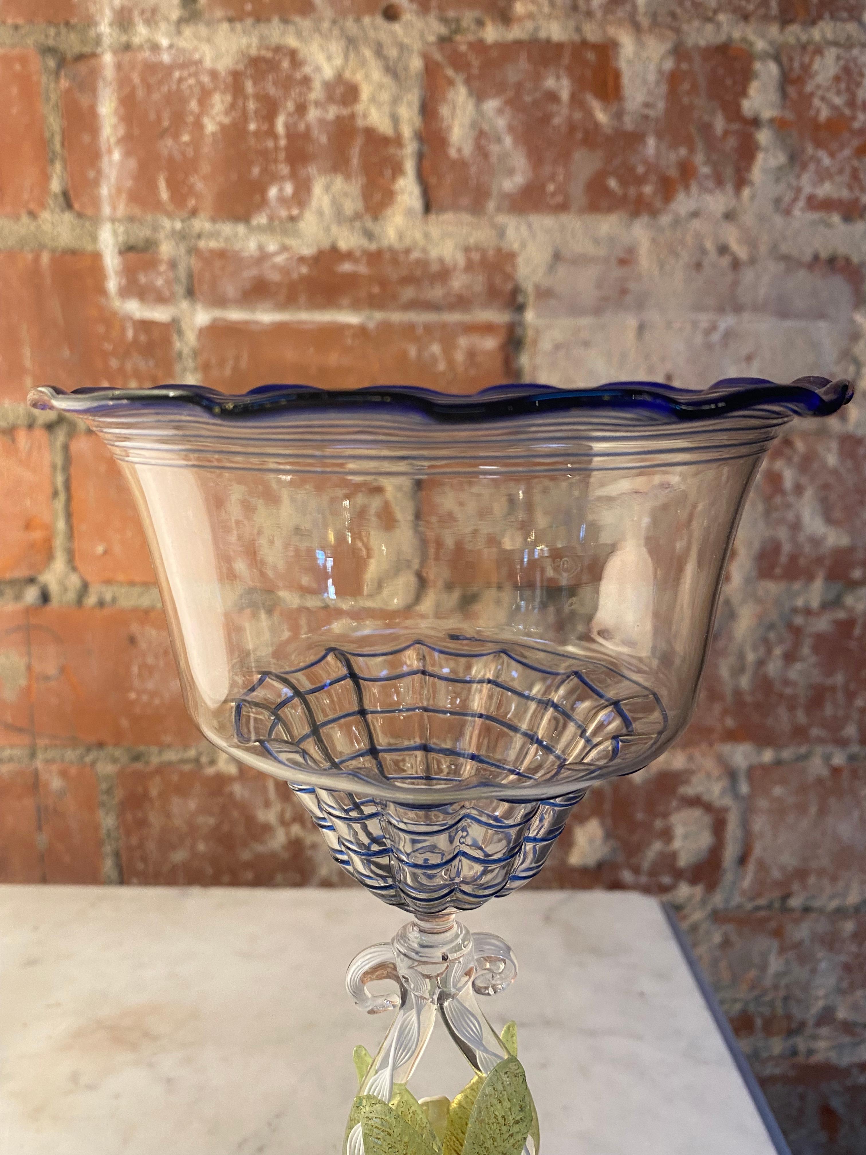 Cáliz decorativo italiano artesanal vintage, años 70 Italiano en venta