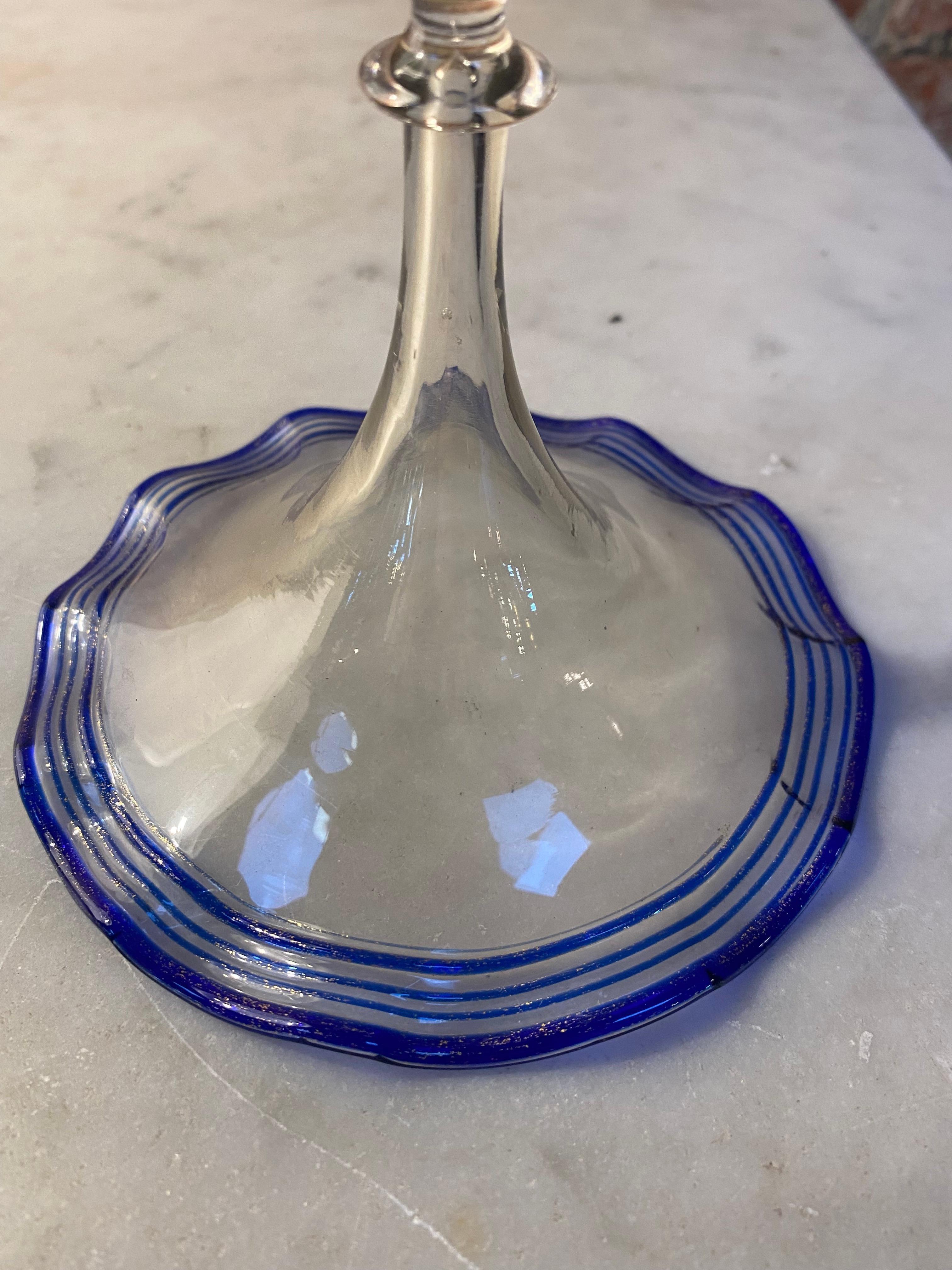 Cáliz decorativo italiano artesanal vintage, años 70 finales del siglo XX en venta