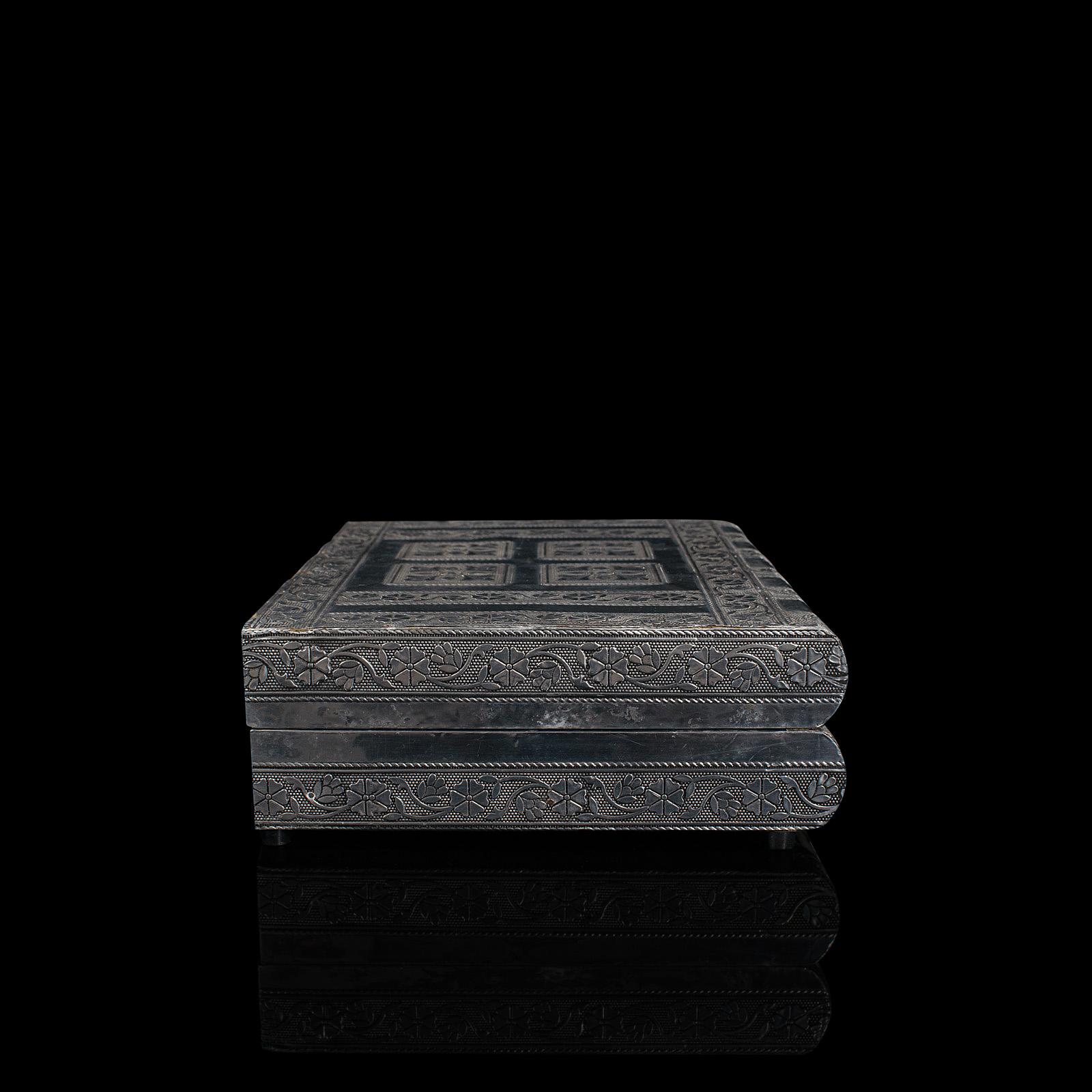 indian silver box