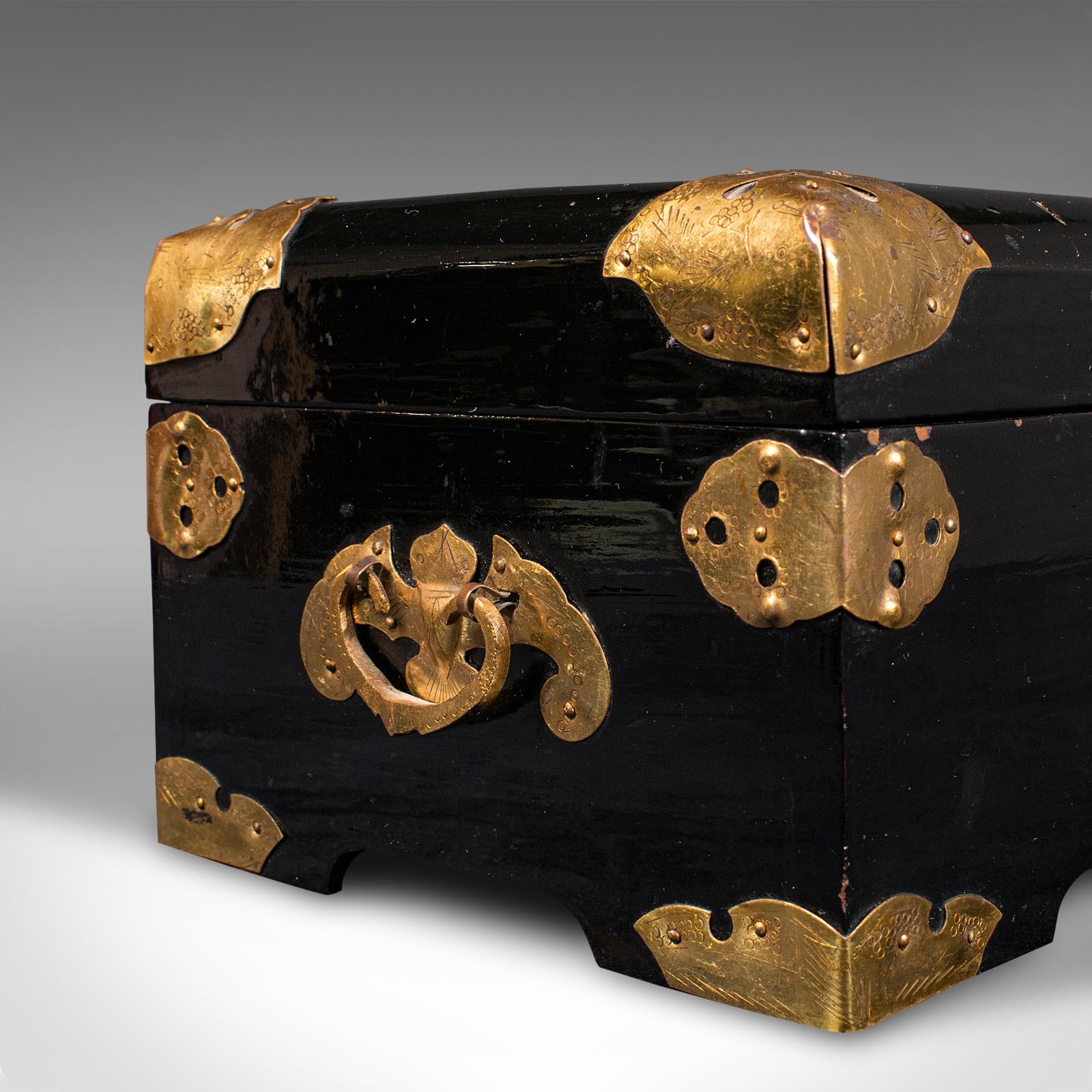 Boîte à bijoux décorative japonaise, laque, boîte, Art déco, vers 1930 en vente 6