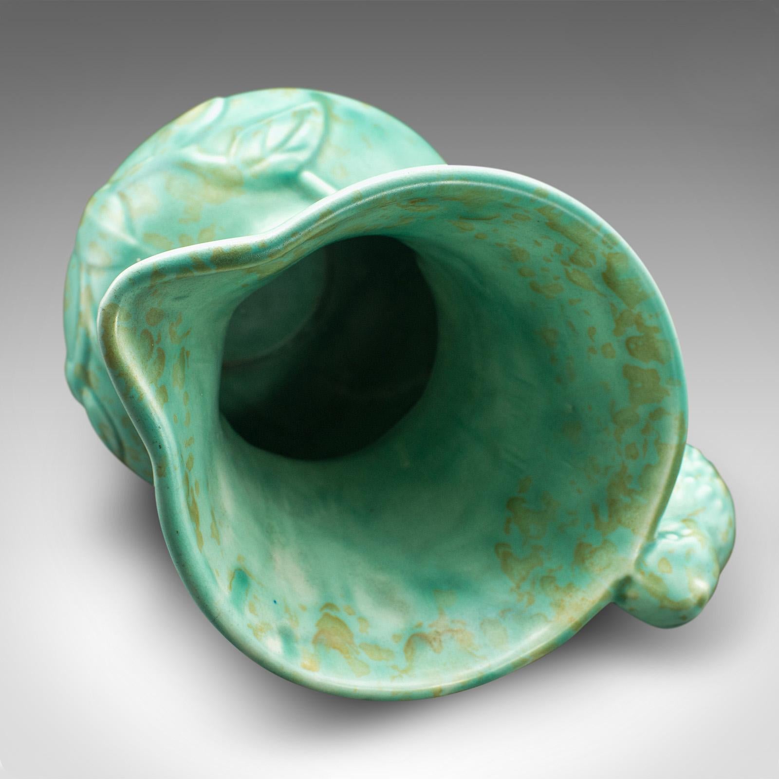 XX secolo Caraffa decorativa d'epoca, inglese, in ceramica, versatore di latte, periodo Art Déco, C.C. 1930 in vendita