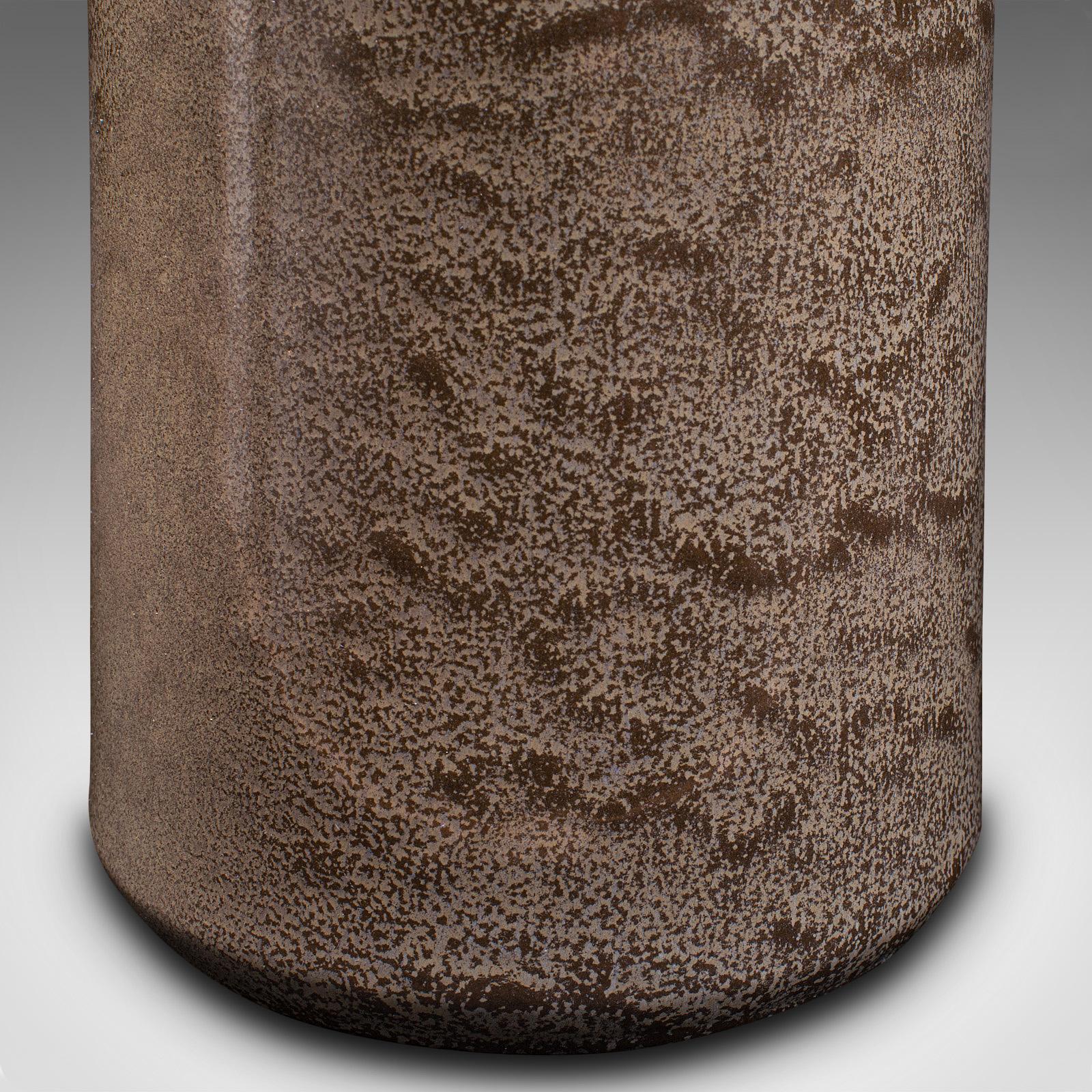 Dekorative Lava-Vase, Deutsch, Keramik, Blumenständer, Mitte des Jahrhunderts, 1960 im Angebot 6