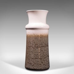 Vintage Decorative Lava Vase, German, Ceramic, Flower Stand, Mid Century, 1960