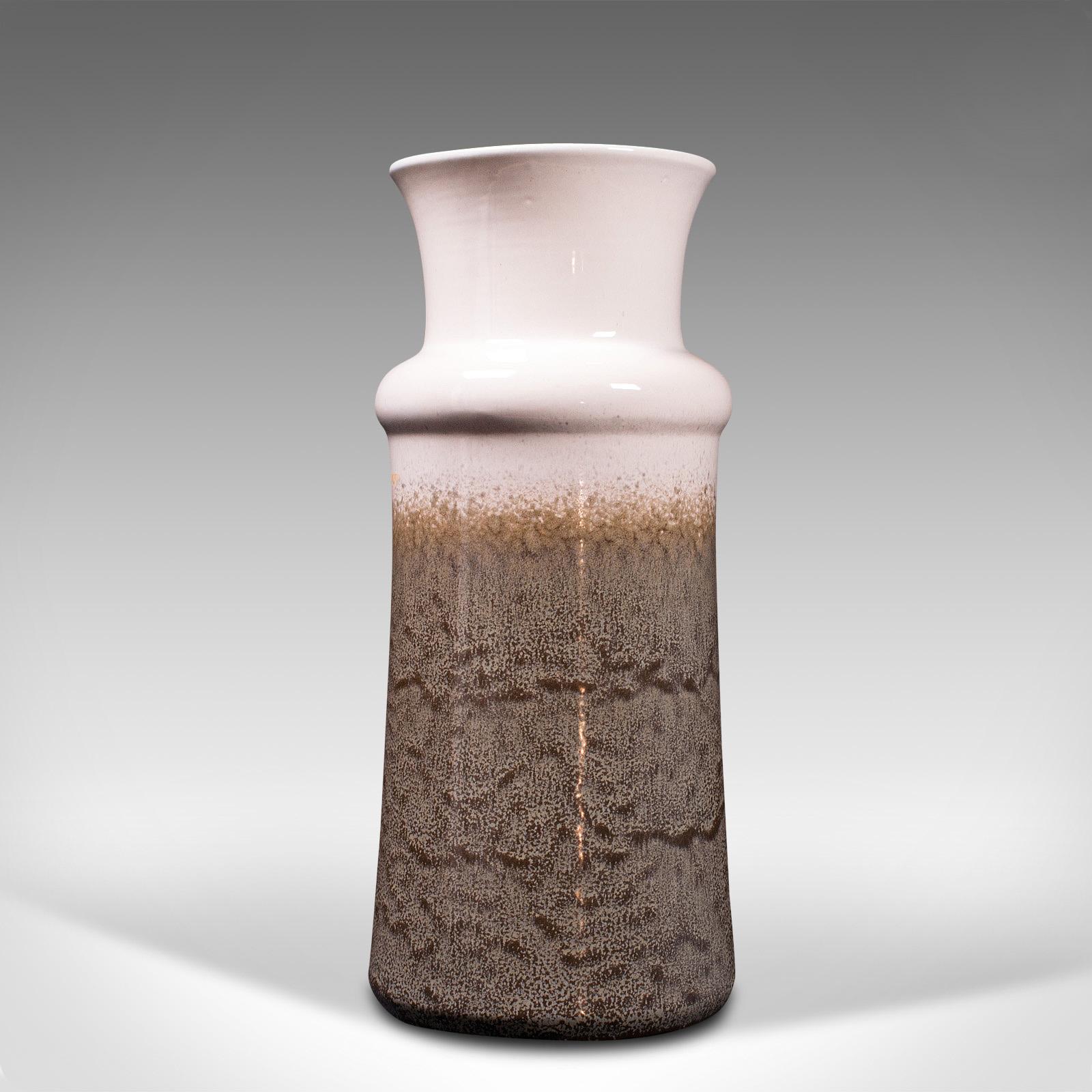 Dekorative Lava-Vase, Deutsch, Keramik, Blumenständer, Mitte des Jahrhunderts, 1960 im Zustand „Gut“ im Angebot in Hele, Devon, GB