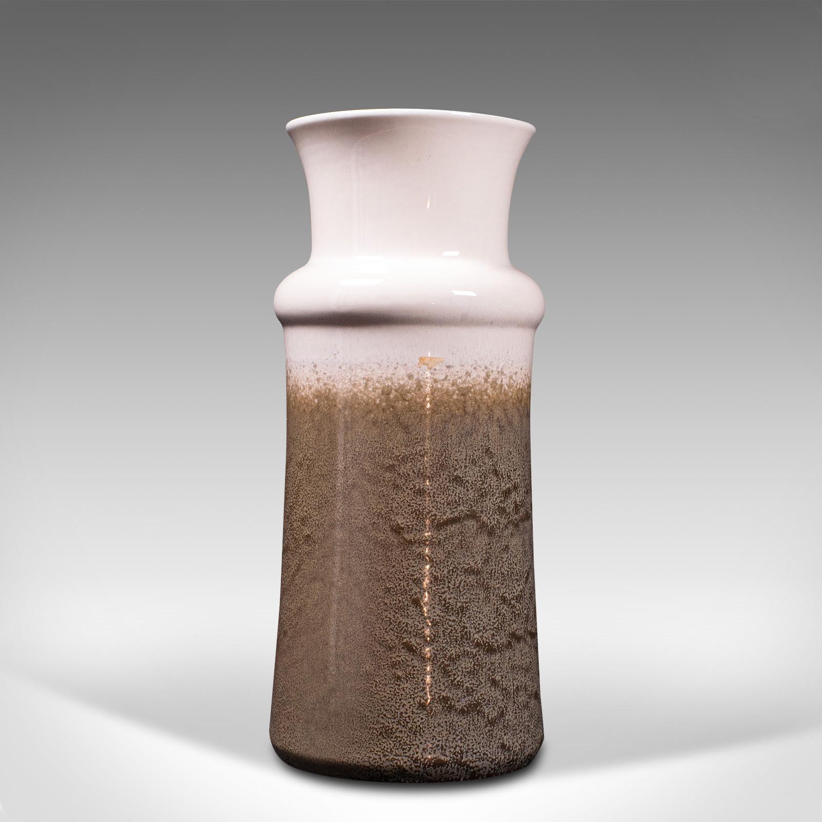 Dekorative Lava-Vase, Deutsch, Keramik, Blumenständer, Mitte des Jahrhunderts, 1960 (20. Jahrhundert) im Angebot