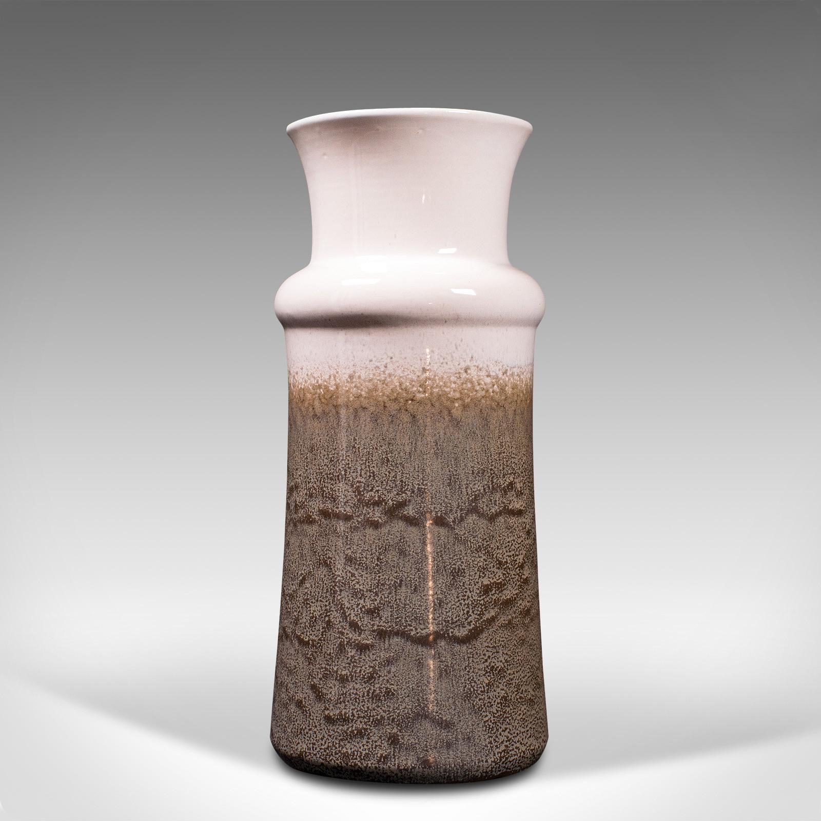 Dekorative Lava-Vase, Deutsch, Keramik, Blumenständer, Mitte des Jahrhunderts, 1960 im Angebot 1