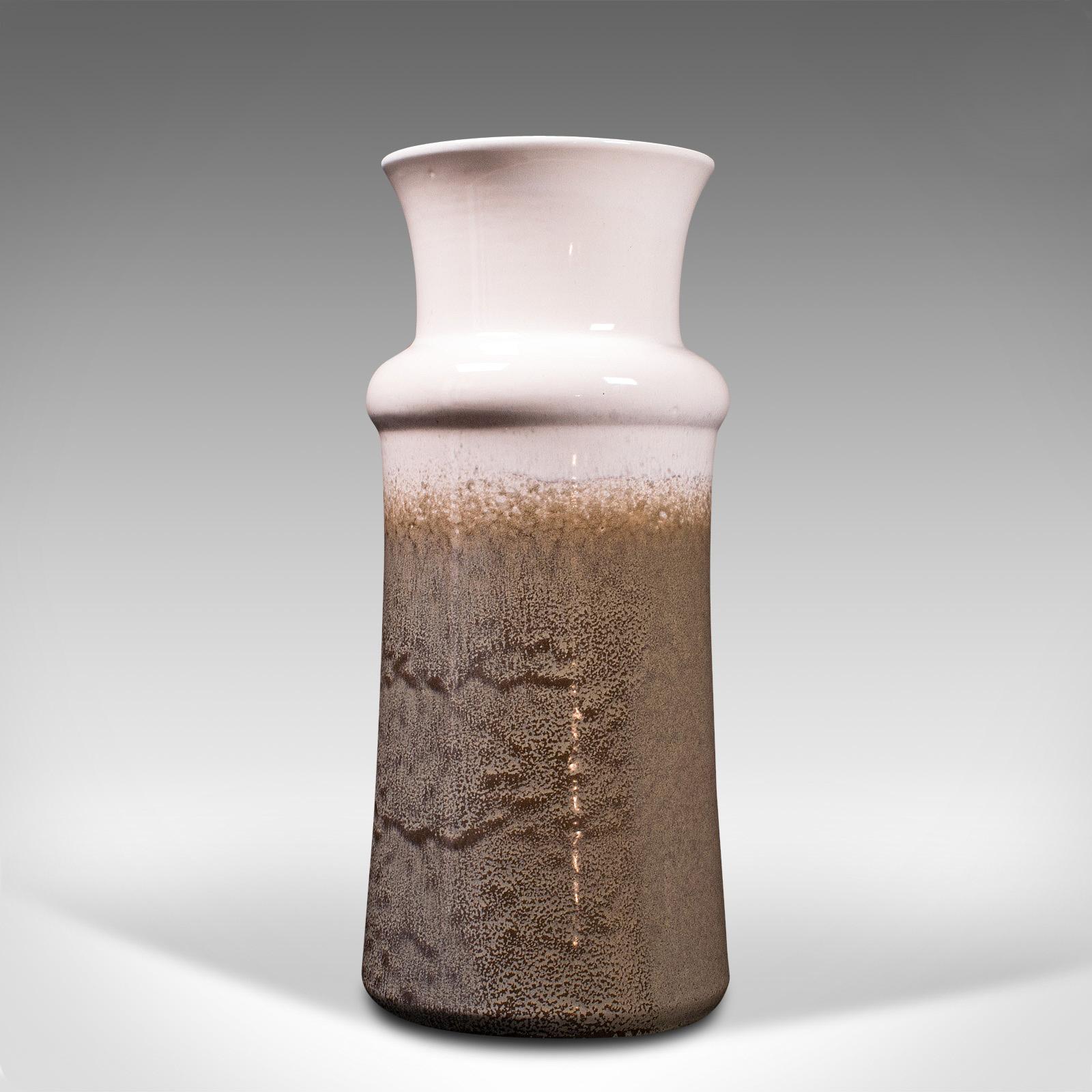 Dekorative Lava-Vase, Deutsch, Keramik, Blumenständer, Mitte des Jahrhunderts, 1960 im Angebot 2