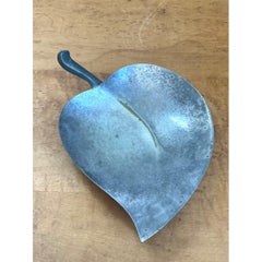Vintage Decorative Leaf Metal Bowl