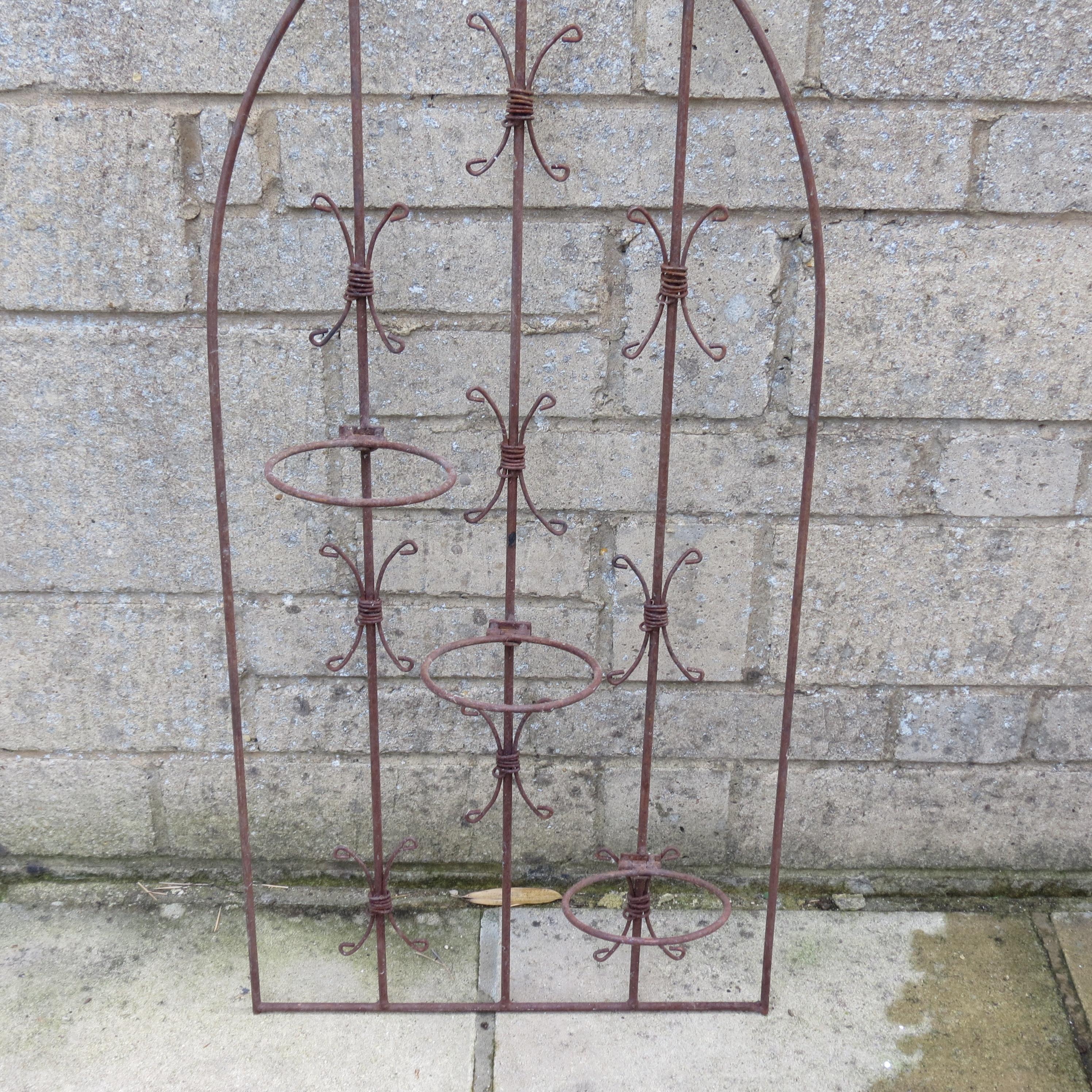 20th Century Vintage Decorative Metal Wall Hanging Planter 2 Available