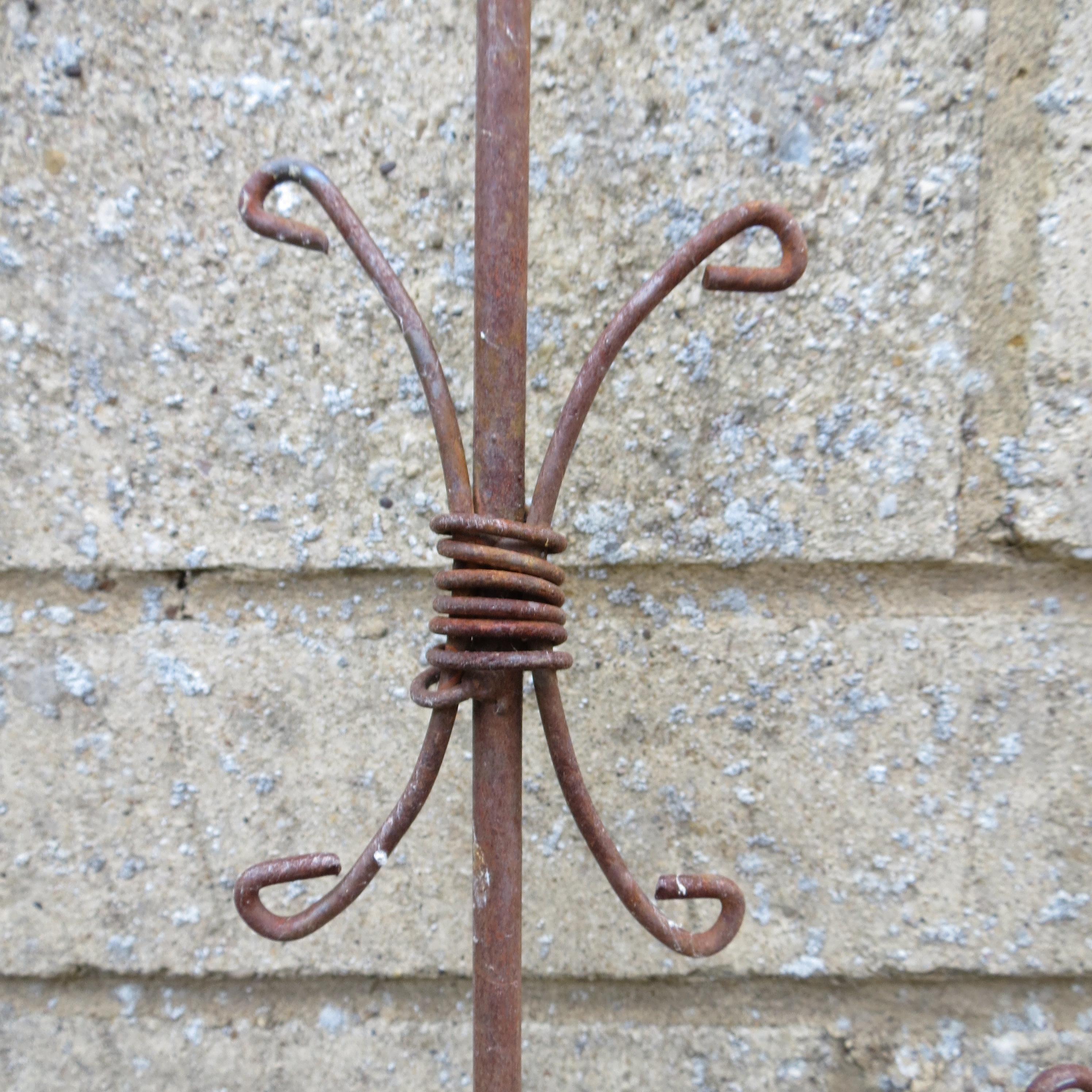 Vintage Decorative Metal Wall Hanging Planter 2 Available 2