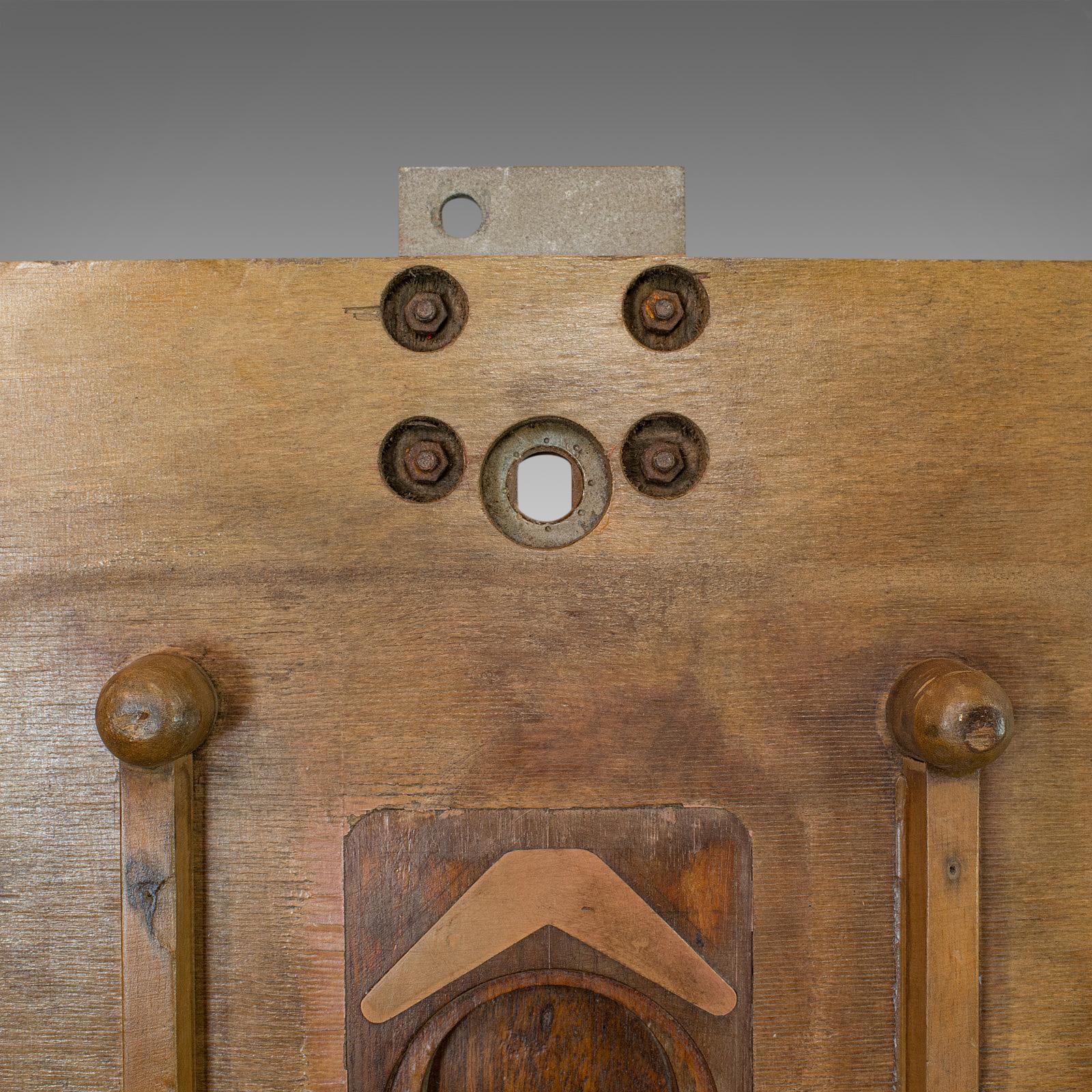 Mogano Stampo decorativo d'epoca, inglese, mogano, fabbrica, modello di parte, appendiabiti da parete in vendita