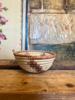 Vintage Decorative Natural Fiber Basket