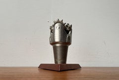 Vintage Decorative Oil Drilling Head Object Sculpture