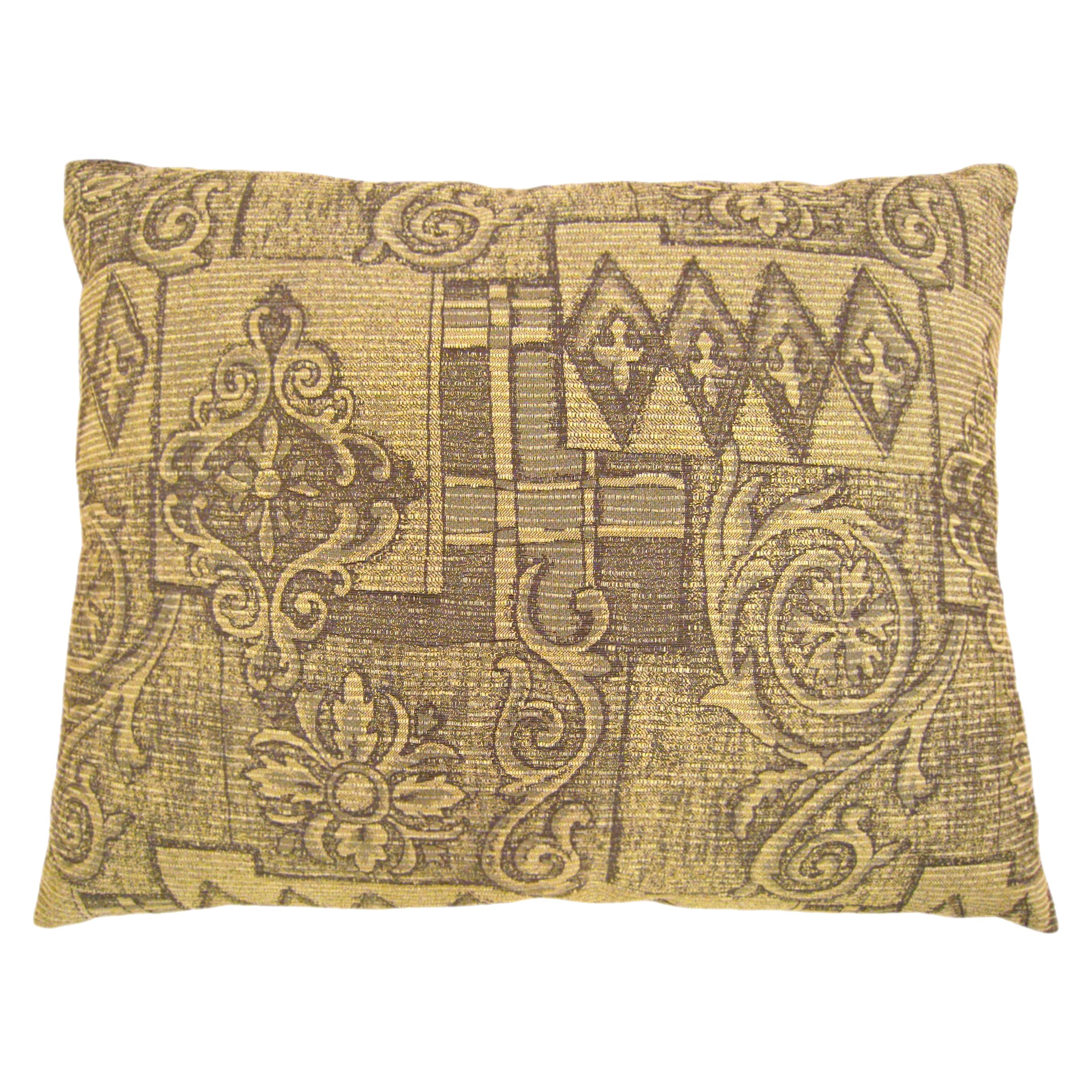 Cojín Decorativo Vintage con un Patrón Floral Direccional