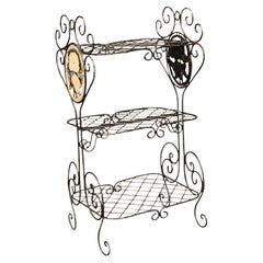 Jardinera Decorativa Vintage, Francesa, Sabor Art Nouveau, Circa 1950
