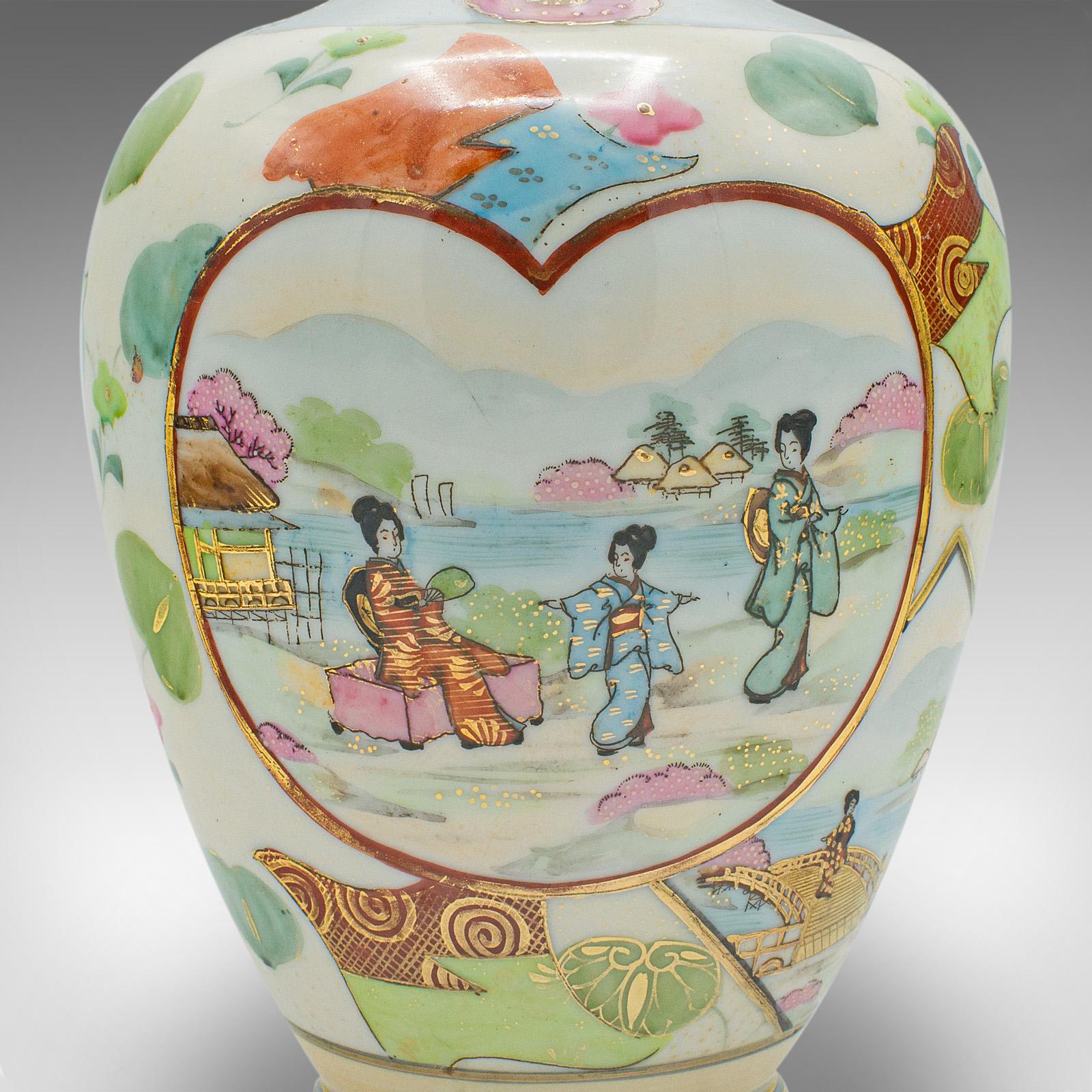 Vintage Decorative Posy Vase, Japanese, Ceramic, Flower Urn, Noritake, Art Deco For Sale 2
