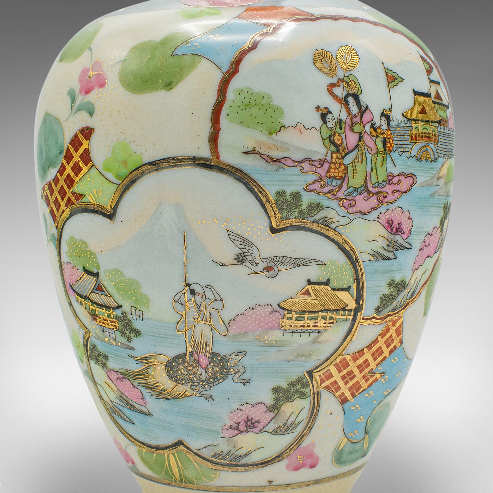 Vintage Decorative Posy Vase, Japanese, Ceramic, Flower Urn, Noritake, Art Deco For Sale 3