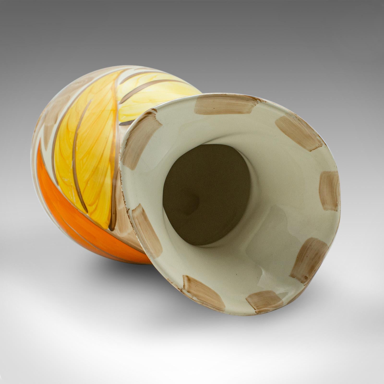 XX secolo Caraffa per versare decorativa d'epoca, inglese, in ceramica, Art Deco, C.C. 1930 in vendita