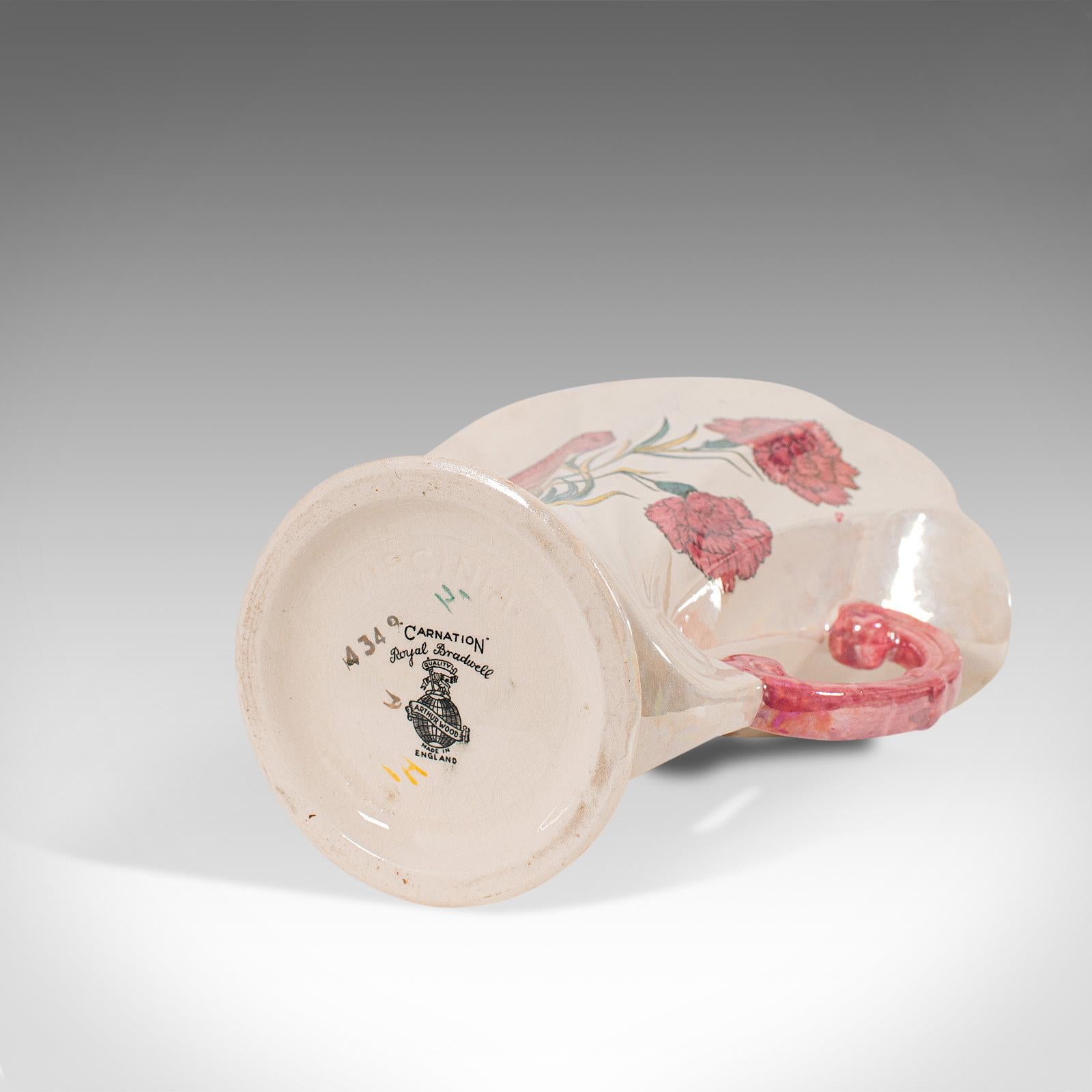 Dekorativer Ausgießenkrug, englisch, Keramik, Gefäß, Mitte des 20. Jahrhunderts, um 1950 im Angebot 8