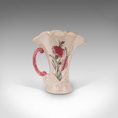 Pichet à verser décoratif, anglais, céramique, récipient, milieu du 20e siècle, vers 1950