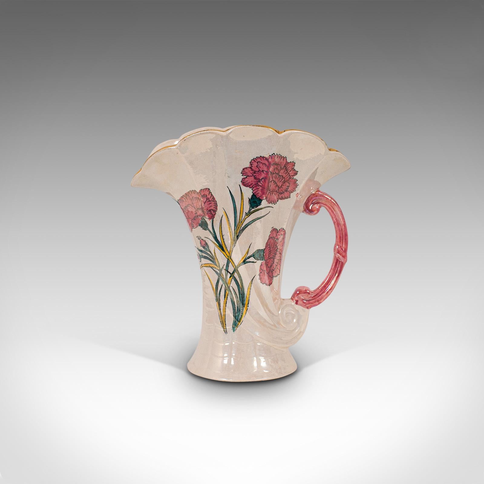 Dekorativer Ausgießenkrug, englisch, Keramik, Gefäß, Mitte des 20. Jahrhunderts, um 1950 im Angebot 2