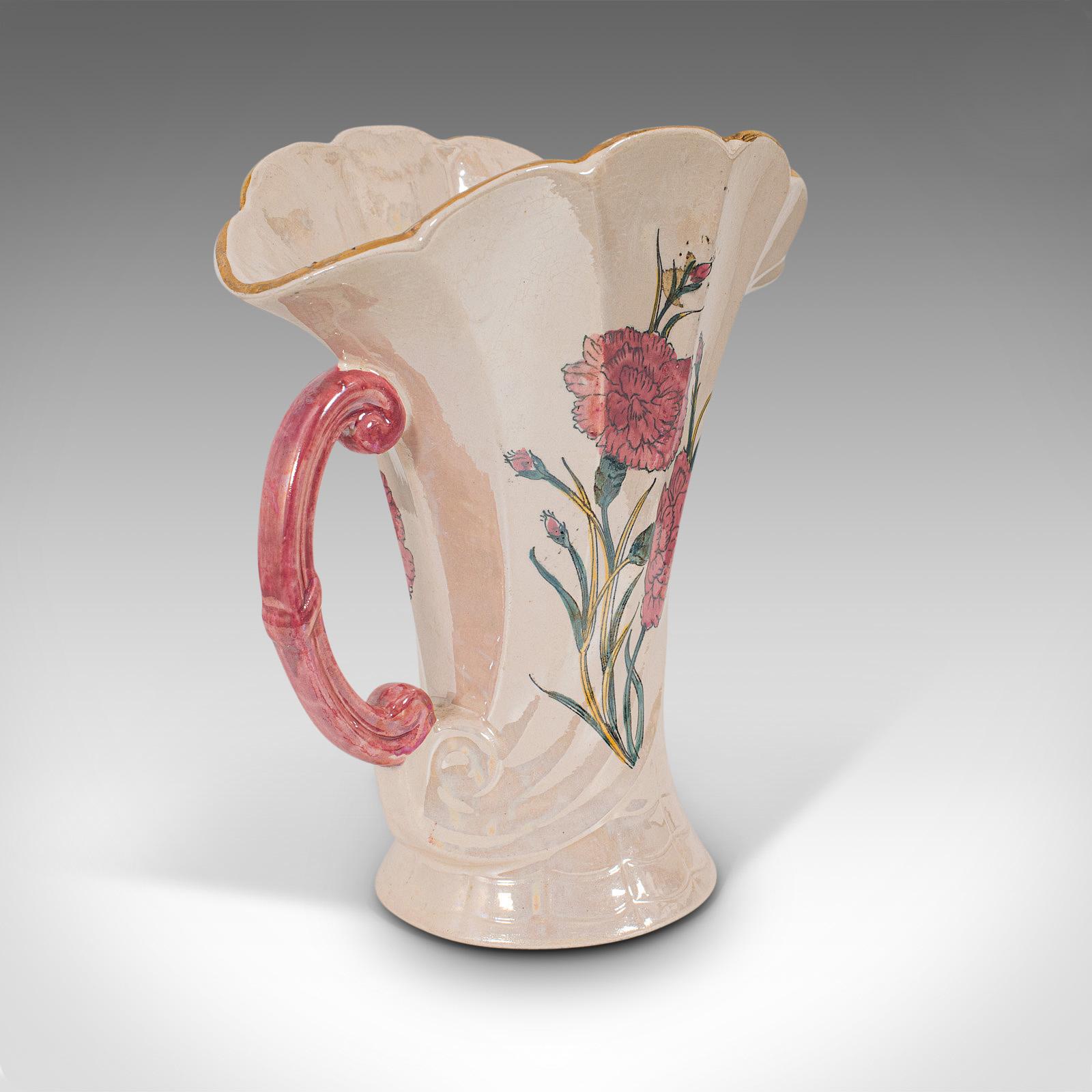 Dekorativer Ausgießenkrug, englisch, Keramik, Gefäß, Mitte des 20. Jahrhunderts, um 1950 im Angebot 4