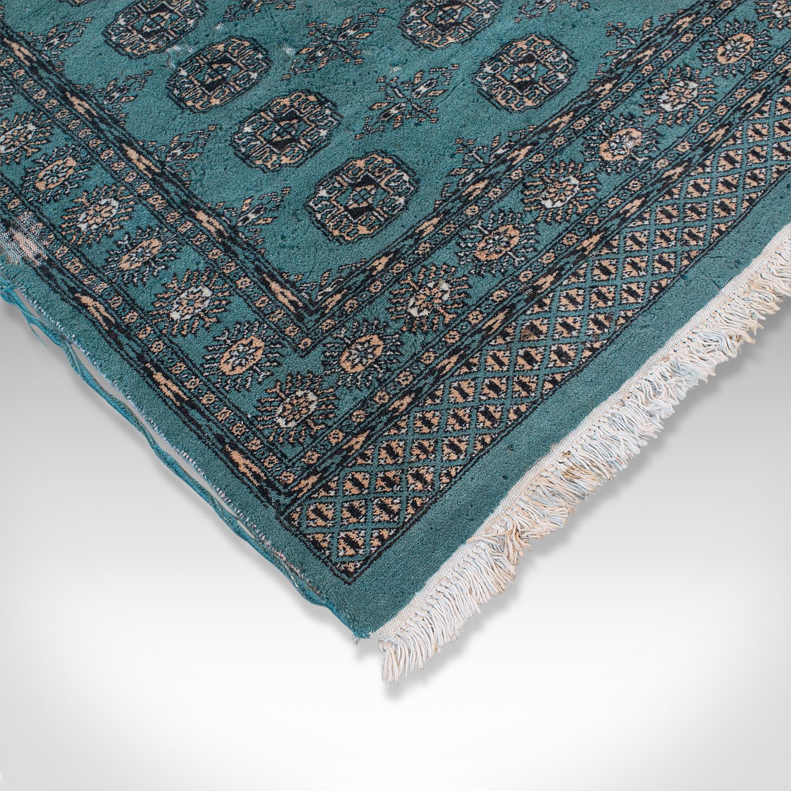Vintage Decorative Rug, Middle Eastern, Woollen, Bokhara, Carpet, circa 1950 For Sale 2