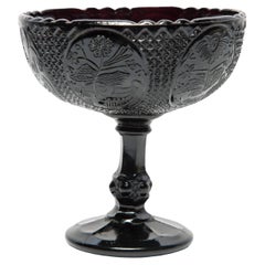 Pequeño plato negro decorativo vintage, Italia, años 60