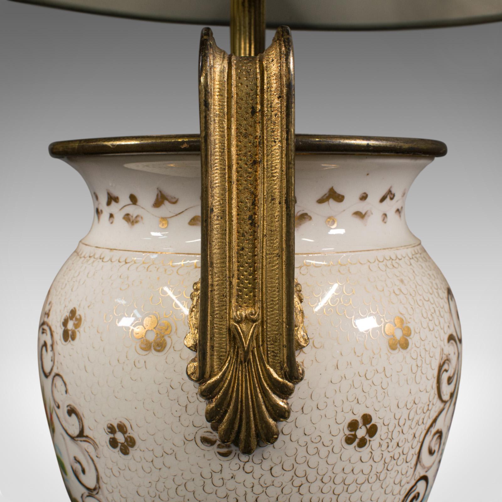 Vintage Decorative Table Lamp, French, Ceramic Urn, Ornamental Light, Circa 1970 For Sale 3