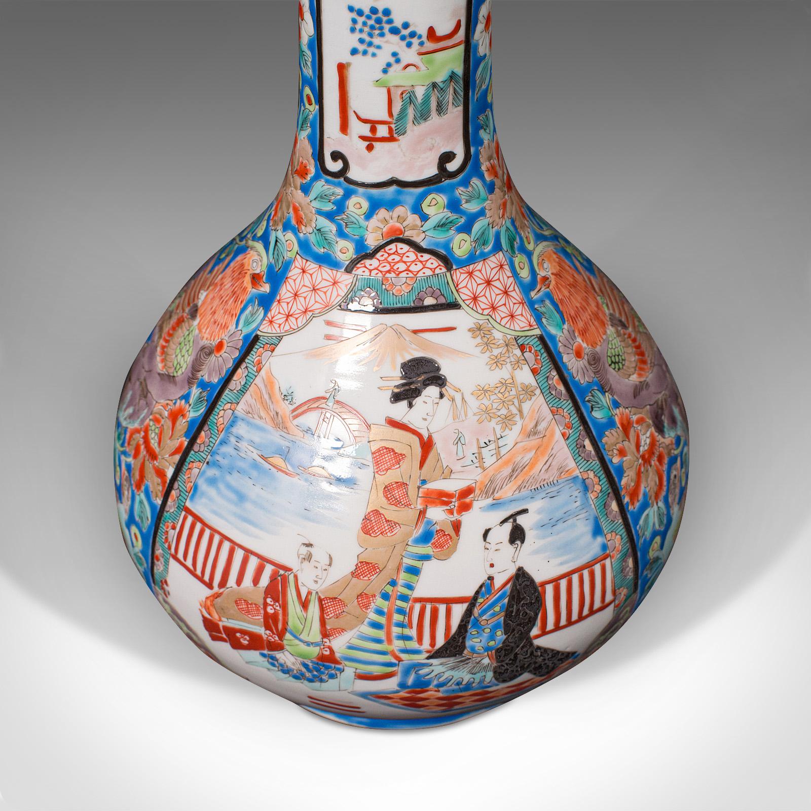 Vintage Decorative Vase, Chinese, Ceramic, Baluster, Stem, Posy, Art Deco, 1930 For Sale 5